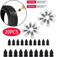 Car Tubeless Vacuum Tyre Puncture Repair Kit Screw Nails Tire Patch Plug Fix New