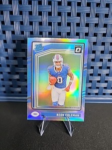 2024 Panini Donruss Optic - Rated Rookie Keon Coleman #263 Holo Prizm (RC)