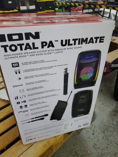 ION MFG Total PA Ultimate Bluetooth PA Speaker System Black IPA161REV E (New Oth - Picture 3 of 10
