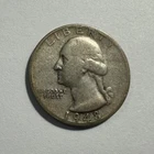1948 S Washington Quarter Good Circulated Silver - Actual Coin - FREE SHIPPING!