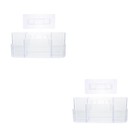  2 Sets Veranstalter Make-up Organizer Schminke Kosmetischer Speicherorganisator