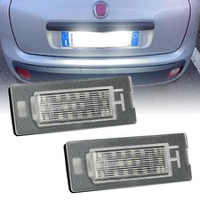 Für Fiat Panda 169 2003-2012 2010 2009 E57 6000K 18LED Nummernschild Beleuchtung