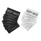  12 PCS Waterproof Label Bathroom Stickers Apothecary Bottle Labels Dish Soap