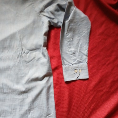 Calder Carmel Blue Dress Shirt Mens 2XL - Picture 6 of 11