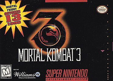 Mortal Kombat 3 MK3 - SNES Super Nintendo - Editorial use only Stock Photo  - Alamy