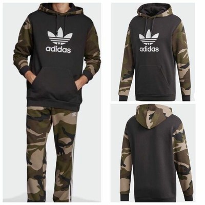 adidas camo trefoil hoodie