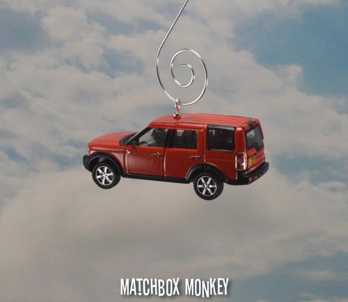 '09 Rimini Red Land Rover Discovery 3 LR3 TDV6 Christmas Ornament 1/76 SUV Range - Picture 10 of 11