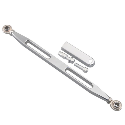 Gear Shift Linkage Shifter Link Chrome Fit For Harley Touring Softail Road Glide - Foto 5 di 15