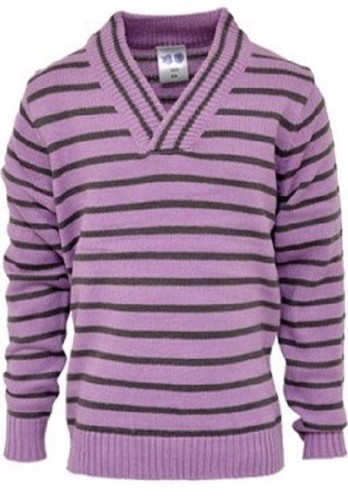 Boys X-Over V-Neck Striped Longsleeve Jumpers Knitted Assorted Sweater.Ages:2-10 - Picture 5 of 7