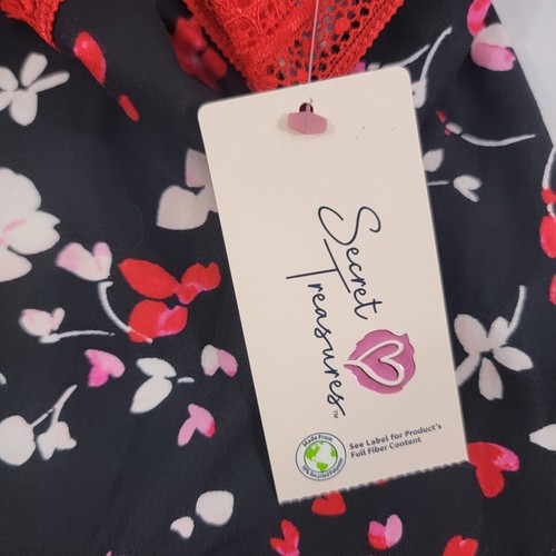 Camisa Secret Treasures Ajustable Racerback Encaje Prendas para dormir - Pequeña Nueva con etiquetas - Imagen 8 de 18