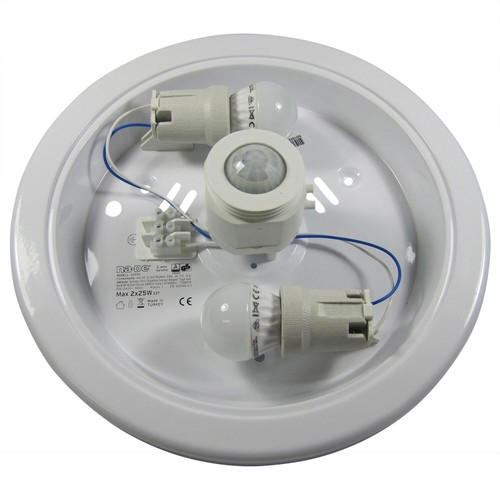 LED 2 x 5 Watt Fernmelder Deckenlampe mit Bewegungsmelder Sensor Leuchte NEU - Bild 16 von 21