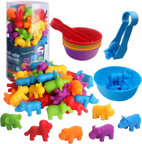 Counting Animals Matching Game Montessori Sorting Toy 36pcs for Kids Ages 3 to 5 - Picture 9 of 12