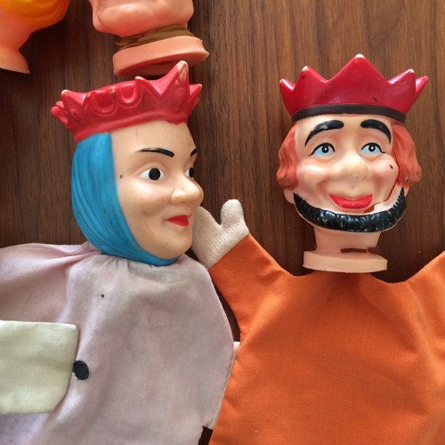 5 MARIONNETTES À DOIGTS VINTAGE CONTES DE FÉE/ 5 VIntage Finger puppets - Photo 4/5