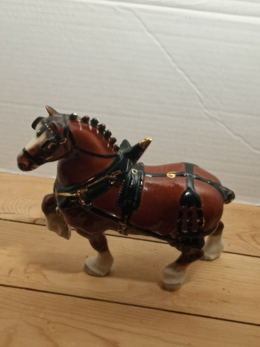 Vintage Metlox Poppytrail Budweiser Carriage w/ 3 Clydesdale Horses - Picture 21 of 24