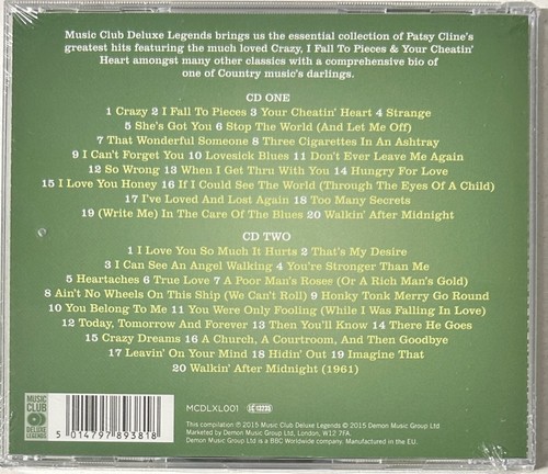 Patsy Cline : Crazy: The Collection (2CD) New Sealed - Picture 2 of 2