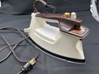 Vtg Black And Decker Brown and Tan Iron Automatic Shut Off Adjustable Steam Iron