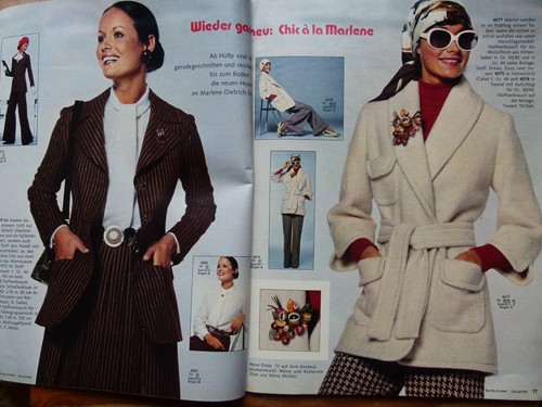 altes Burda Modeheft Ausgabe 1 von 1972 komplett mit Anleitung + Schnittmuster - Bild 7 von 16