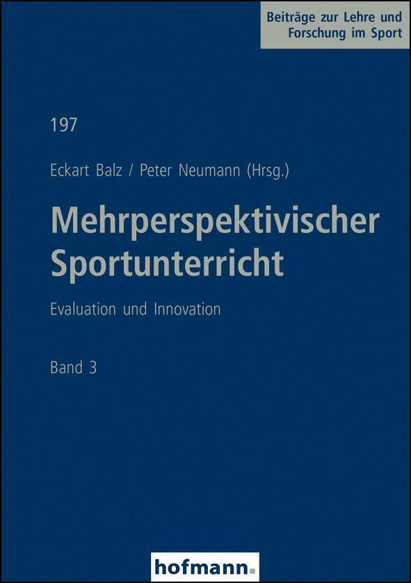 Mehrperspektivischer Sportunterricht Band 3 Eckart Balz