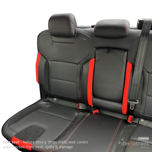 Fit Ford Ranger Raptor T6.2 (Jul22-Now) REAR Premium Neoprene Seat Cover+ArmAcc - Picture 8 of 10