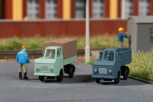 Multicar M22 Flachbett (2), Plane Und High-Board Kipper N- Maßstab Auhagen 44657 - Bild 3 von 3