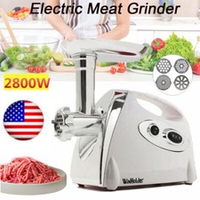 2800W Electric Meat Grinder Stainless Commercial Sausage Maker Mincer Stuffer
