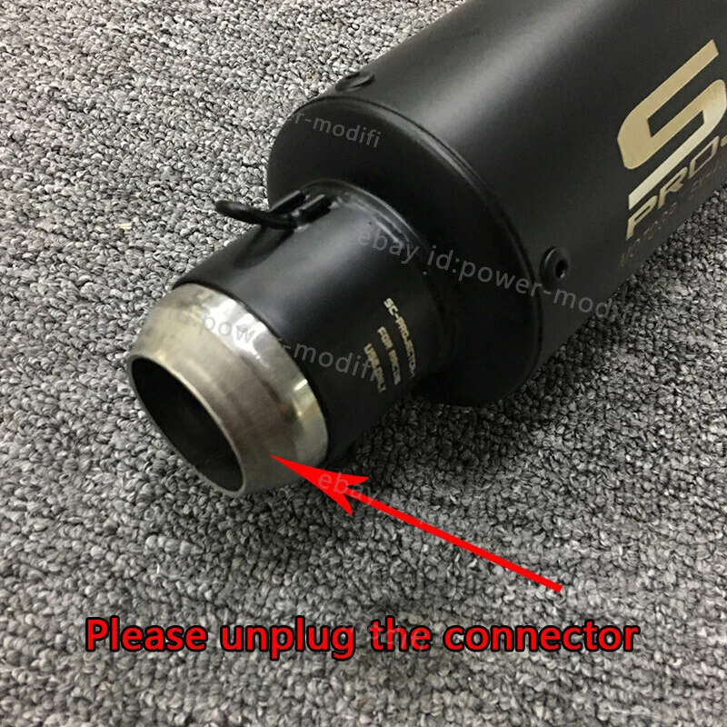 Para Kawasaki Ninja ZX6R ZX636 2009-2023 Puntas Silenciador Sistema de Escape Cabezal Tubo Foto 4 de 4