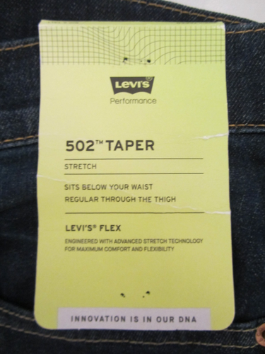 Levi's Premium Capital E 502 Slim Flex (2022), Pakistan, 32x38, NWT, $98 MSRP - Picture 11 of 14