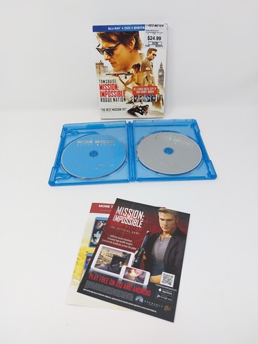 Mission: Impossible Rogue Nation Blu-ray & DVD; Tom Cruise Mission Impossible #5