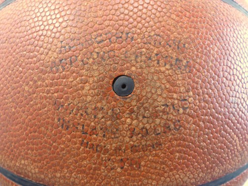 1990s Official Spalding NBA David J. Stern On Court Basketball Game Ball *Worn* - Picture 11 of 11
