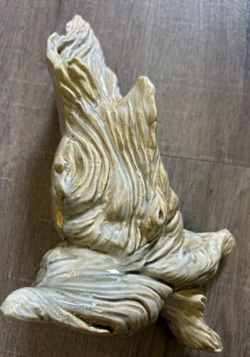 Jarrón jardinera de cerámica gris MCM 9" Freeman McFarlin Dribble Driftwood de colección raro - Imagen 3 de 18