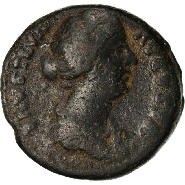 [#871822] Münze Faustina II As 170-175 Rome S Bronze RIC:1629