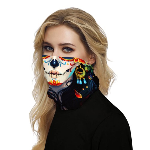 SCARY Face Mask Bandana Breathable Neck Gaiter Balaclava Reusable Headband - Picture 24 of 192