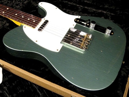 Fender CS 2021 Winter LTD 60 Tele Journeyman Reliquia Envejecido Sherwood Verde Metálico - Imagen 2 de 8
