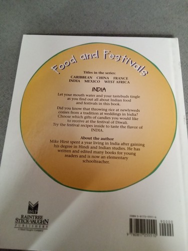 INDIA (FOOD & FESTIVALS) By Mike Hirst Hardcover *Brand New* - Picture 2 of 9