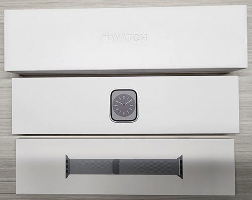 Apple Watch Series 8 41 mm Sil SS Sil Mil Lp CEL neuve
