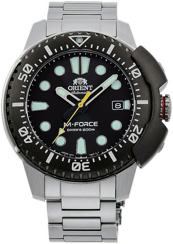 Мужские часы с автоподзаводом Orient M-Force 45 мм RA-AC0L01B00B
