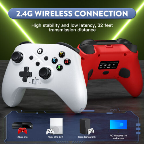 Controller Wireless per Microsoft Xbox One S/X,Serie X/S,PC WIN11/10 Gamepad GZ - Foto 3 di 20