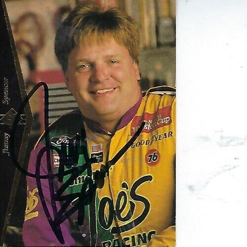 JIMMY SPENCER SIGNED 1995 UPPER DECK SP RACING #54 - NASCAR | eBay