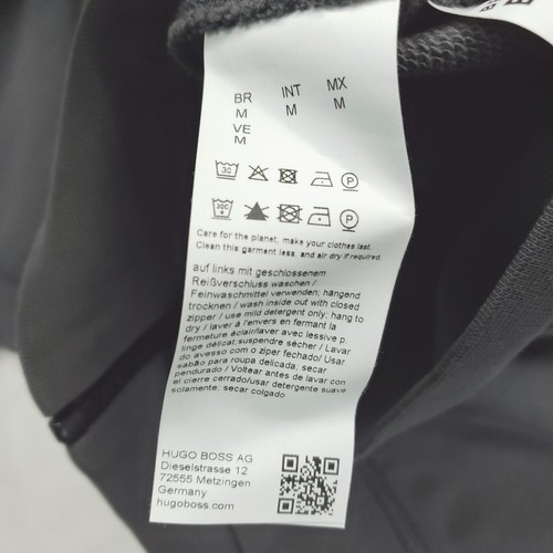 Hugo Boss Tracksuit Mens Medium Gray 2 Piece Set Long Sleeve Full Zip - Picture 9 of 24
