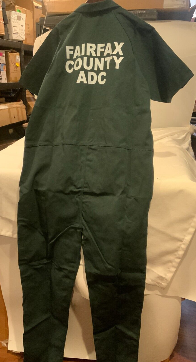 THE Ｊailers Authentic Bob Barker Jail Jumpsuit For Fairfax County ADC