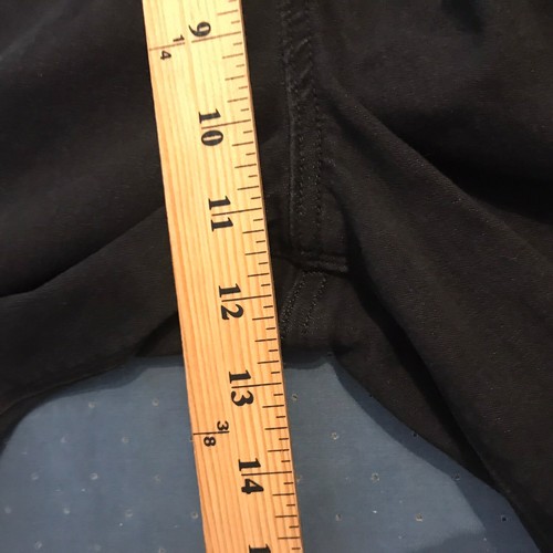 NWT SPANX Distressed Denim Pants Legging Vtg Black Ankle Raw Hem Women’s Sz XL - Picture 10 of 11