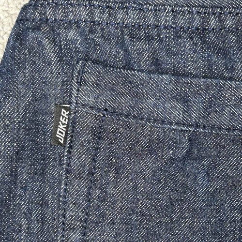 Joker Brand Jeans Mens Denim Baggy Grunge Y2K Skater Hip Hop Tag 34 Actual 32x29 - Picture 5 of 14