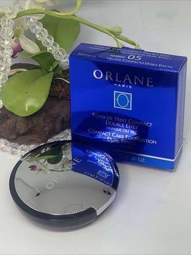 Orlane Compact Cake Foundation Dual Effect - 05 Ambre - .31 oz - New in Box - Picture 5 of 6