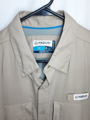 Magellan Relaxed Fit Stain Resistant Shirt Men's Size Medium - NEW - L6 - Picture 2 of 3