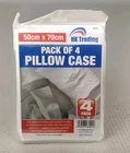New 4 pk Internal Pillow Protectors Standard Size 50 x 70cm White Bedding
