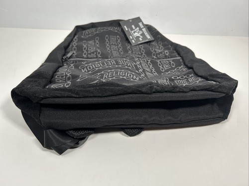 Rare Vintage Y2K True Religion World Tour Black All Over Chain Backpack Men NWTs - Picture 5 of 12
