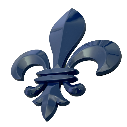 3D Lilie Fleur de Lys Lis Auto Deko Emblem Logo Schriftzug Aufkleber Sticker ABS - Bild 28 von 34