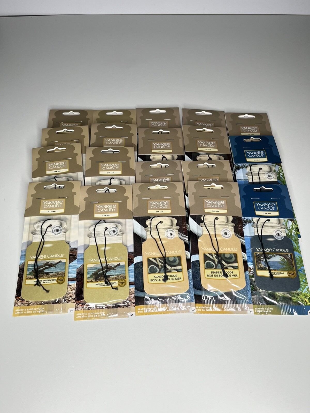 YANKEE CANDLE JOB LOT 19 CAR JAR AIR FRESHENERS eBay