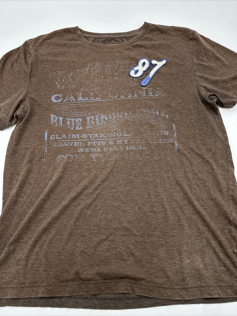 Tシャツ・カットソー LOGO EMBROIDERED T-SHIRT H&M T-Shirt Men Medium Brown Embroidered Logo…#8635 | eBay