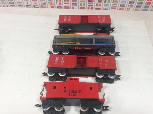 MARX - 333 Locomotive and 4 Freight Car 0 scale - Picture 15 of 23
